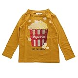 jeans-b. 2nd　ジーンズベーセカンド　POPCORN ロングTシャツ (イエロー) 140cm