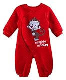 Plus Nao(プラスナオ) ベビー用 カバーオール ロンパース つなぎ 長袖 前開き スナップボタン 長ズボン キルティング パイピング 柄 可愛い 80 K