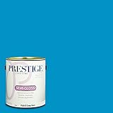 Prestige Paints Exterior 1つでペイント、プライマー、1-gallon、フラット、Comparable一致のSherwin Williams Topsail 1 Gallon 