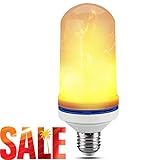 Flicker Flameライト電球LEDちらつきFlame Bulbs Flame効果| Fits e26ベース|decorativeライト雰囲気照明ヴィンテージFlamingライト電球のバー|祭装