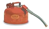 Eagle Mfg 258-U2-26-S 2Gal 12 Inch Flex Spout 1 Inchodtype 2 Safety Can