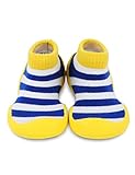 【OSABASA】ベビーファーストシューズラバーソックススニーカーGGOMOOSIN(コムシン)（男女兼用） KGSHSN01_KGSHSN09-YELLOW-11.5 [並行輸入品]