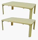 ２点セット　ローテーブル　木製　座卓　折りたたみ　ナチュラル　lh-9060 na-2