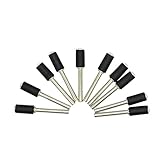 10個 6.3mm サンディングドラム木工ポリッシュツールアクセサリー