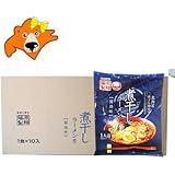 ラーメン 袋麺 インスタント 乾麺 醤油ラーメン 煮干しラーメン しょうゆラーメン 藤原製麺 煮干し ラーメン 醤油/しょうゆ ラーメンスープ 付 10袋入 1箱(1ケース) にぼしラーメン 麺類 ラーメン 魚介類 水産加工品 乾物 煮干