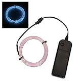 [TKOOFN]ELワイヤー 電池式 EL直径2.3mm 長さ２メートル（全10色）光る　有機ELネオンワイヤー　イルミネーション　点滅常灯モード　パーティー/衣装/バイク/車/バー/誕生日会など　飾