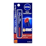 ニベア リッチケア＆カラーリップ ルビーレッド ２ｇ