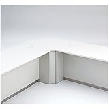 プラス　DKシリーズ　ローカウンター　コーナータイプ　内コーナーRタイプ　DK-LICR　ホワイト