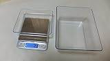 デジタルスケール 0.1g~1,000g トレイ2種類付 単4乾電池:2ヶ付