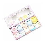 かわいいクマループ型ファブリックのシンプルなデザイン滑り止めソックスギフトセット