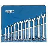 Armstrong 52-671 12 Point Metric Full Polish Extra Long Combination Wrench Set, 10-Piece [並行輸入品]