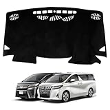 Cartist アルファード ヴェルファイア 30系 に適用 ダッシュボードマット 前期 後期 ヴェルファイア 30系 ダッシュボードカバー 前後期 通用 VELLFIRE ALPHARD 2015-2019 車種専用 日焼け防止 ダッシュボード 保護マット 内装パーツ インテリア アクセサリー スエード素材 1Pセット