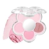 AMUSE(アミューズ) フローラアイパレット 02 ローズリナ アイシャドウ マルチパレット ピンクアイシャドウ 青みピンク ブルベ ハイライト 涙袋 韓国コスメ