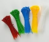 Liroyal 100 Red Nylon Cable Zip Ties Self Locking 2.5mm x 4" [並行輸入品]
