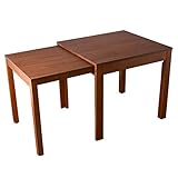 タンスのゲン 伸長式 ダイニングテーブル 幅80～130cm 伸縮 天然木 ウレタン塗装 突板 キャスター付 親子卓 ウォールナット 11719253 00