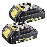 YOIbuy PRO 18V 薄型リチウムイオンバッテリー 3.0Ah MKT互換 全保護基板 最大45A放電 BL1830B 2個