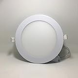 Prodeli Super Bright Flat LED Panel Light Lamp 12W AC85-265V 950lm Round Ultra-thin LED Recessed Dow