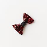 【Tomorrow and Everyday】ベビー ヘアアクセサリー キラキラ リボン ヘアクリップ キッズ (レッド) 誕生日 パーティー お祝い プレゼント