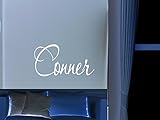 コナー男の子女の子部屋保育園ベビーキッズ名前ビニール壁引用ステッカー