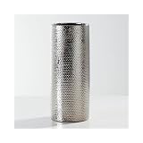 Torre & Tagus 902160B Helio Hammered Ceramic Cylinder Vase [並行輸入品]
