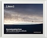 Fotove 16x20 Elegance Picture Photo Frame - White by FOTOVE