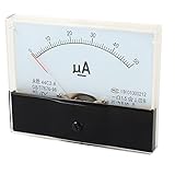 DC0-50uA Fine Tuning Dial Square Type Analog Current Panel Amperemeter
