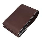 uxcell サンドペーパー サンディングベルト 2個入り ダークブラウン 砥粒 1520mmx200mm 180グリット