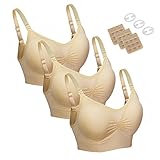 CancaシームレスSleeping授乳ノンワイヤーブラ緩めるブラレットwithフリーブラエクステンダー US サイズ: L