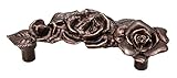 Carpe Diem Hardware 2297-22 In The Garden Rose 3-Inch O.C. Pull, Oil Rub Bronze [並行輸入品]