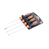 Tactix 205435 Basic Screwdriver Set, Black/Orange, 4-Piece [並行輸入品]