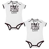 (Pack of 2 ) Alabama A & M Bulldogs – 幼児Footballワンピースロンパース 18M ホワイト