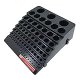 OUNONA ドリルビットホルダー収納箱オーガナイザーケース空(ブラック)