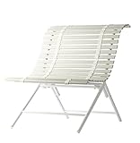 sudare by nendo produced for PATIO PETITE テラス、ベランダ用家具 sudare ラウンジチェア ホワイト×ウォームグレイ 635507