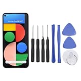 Pixel 4A 5G LCD スクリーン交換用 6.2 インチ、FHD+ 1080x2340 LCD デジタルディスプレイタッチスクリーンデジタイザーアセンブリ、修復ツール付き、GD1YQ G025I G025E G025H G6QU3 用