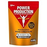 POWER PRODUCTION パワープロダクション オリジナルシェイカー付き グリコ マックスロード ホエイプロテイン ストロベリー味1700g(850g×2パック)