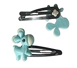 (ウォ２U)Woo2u ベビー 女の子 ヘアクリップ 可愛い ヘアピン パッチン留め 子供 髪飾り 髪留め ヘアアクセサリー 2点セット（タイプE）