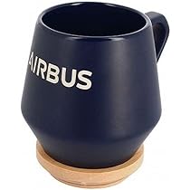 Amazon | Sustainable Airbus blue mug エアバス ネイビー