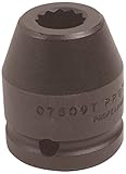 Stanley Proto J07527T 3/4-Inch Drive Impact Socket, 1-11/16-Inch, 12 Point [並行輸入品]