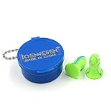 TOENNESEN 柔らかい泡耳プラグは、子供のための旅行睡眠騒音防止耳栓テーパ、5組