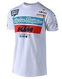 【 KTM 】TDL KTM オフィシャル チーム Tシャツ (XXL身幅62cm着丈84cm, ホワイト)