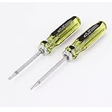 uxcell 双方向ドライバー　 ヘッド2ウェイドライバー　調節可能　3mmスロット　2個