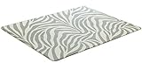ソフトクッションマット　ゼブラ柄ｘグレー無地　両面タイプ（185ｘ135ｃｍ）厚さ1.2ｃｍ　ZEBRA柄　防音マット、遊びマット、キッズマット、リビングマット、クッションマット、フロアマット、ラグマ