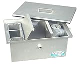 SUS製床置き型グリーストラップ パイプ流入型 SR-425F(15L)