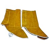 Baoblaze 職場用　溶接用靴　シューズカバー　保護　フィートカバー　耐火性　飛沫防止　通気　1対