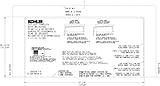 Kohler k-588-na Consonanceアンダーマウントインストールキットfor use with Consonance Whirlpool