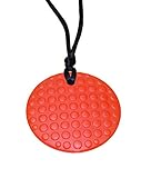 KidKusion Gummi Teething Necklace Dots, Orange by KidKusion