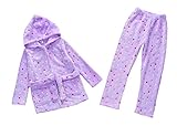 暖かい秋と冬のパジャマのファッション女の子のパジャマ2セット