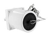 Leviton 49MR2-XW 49 Series Rhino-Hide, Double Pole, Male, 45 Degree Receptacle, Single Hole Bus Bar,