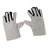 B Blesiya 1対　リガー手袋　溶接手袋　耐切創性　耐摩耗性　耐久性　通気性　軽量　伸縮性　耐食性　保護用手袋