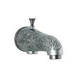 Cifial 244.886.R20 Brookhaven Wall-Mounted Bathtub Spout with Diverter, Rough Nickel [並行輸入品]